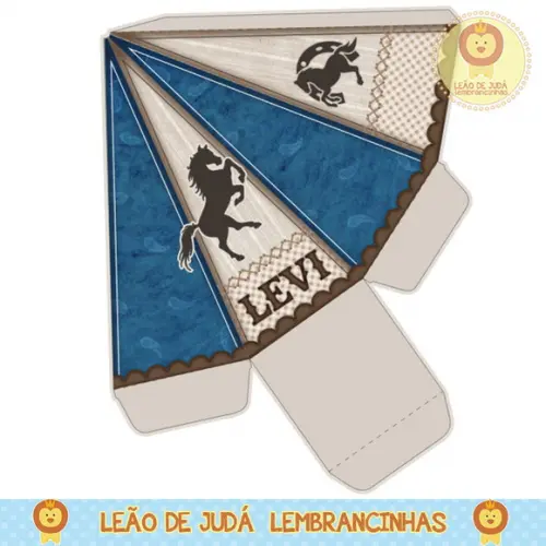 Caixa piramide cavalo