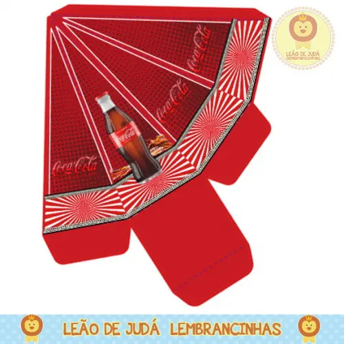 Caixa pirâmide coca cola