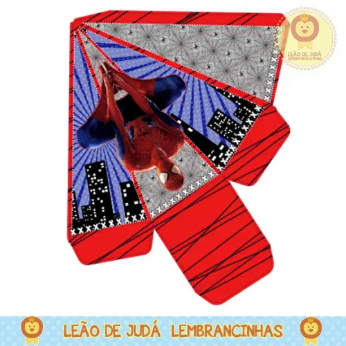 Caixa pirâmide homem aranha