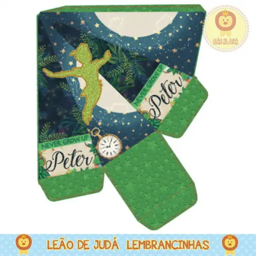 Caixa pirâmide peter pan