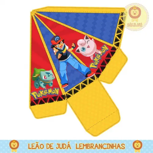 Caixa pirâmide pokemon