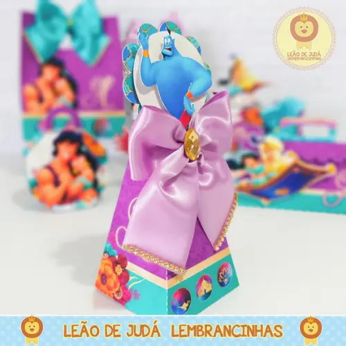 Caixa Pirâmide tema Aladdin