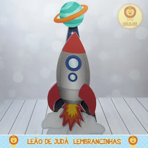Caixa Pirâmide tema Astronauta