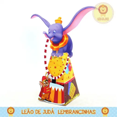 Caixa Pirâmide tema Dumbo