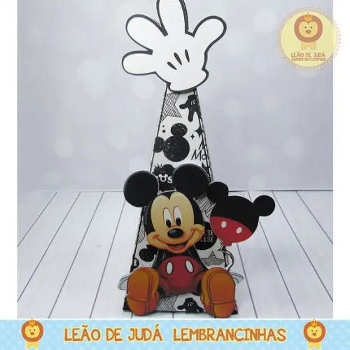 Caixa Pirâmide tema Mickey