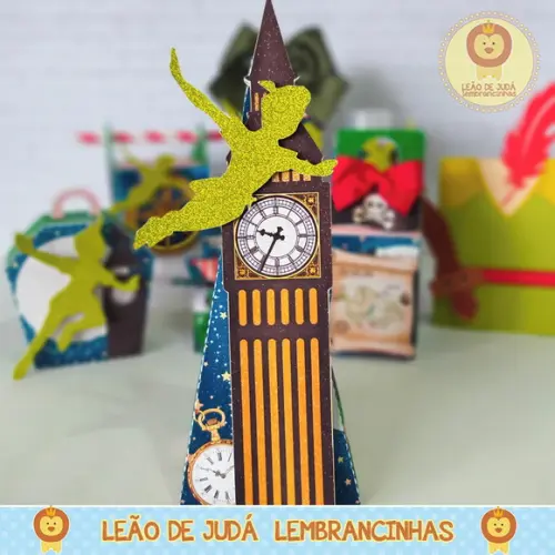Caixa Pirâmide tema Peter Pan