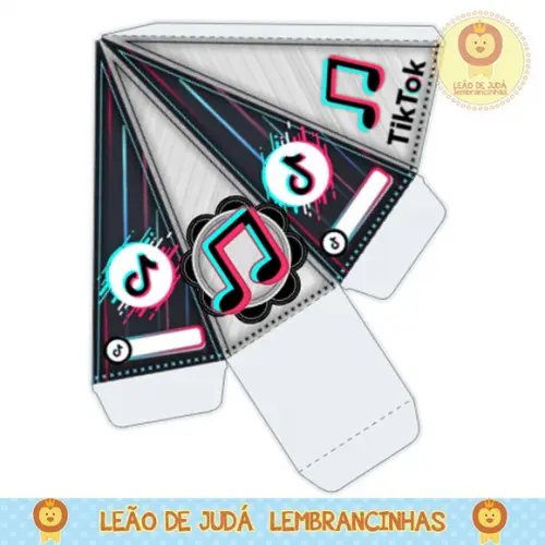 Caixa piramide tik tok