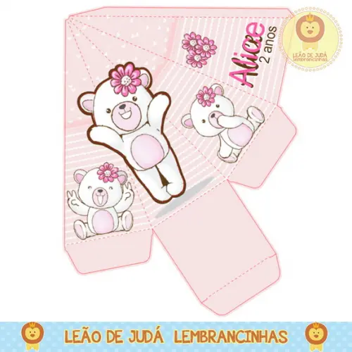 Caixa pirâmide ursa