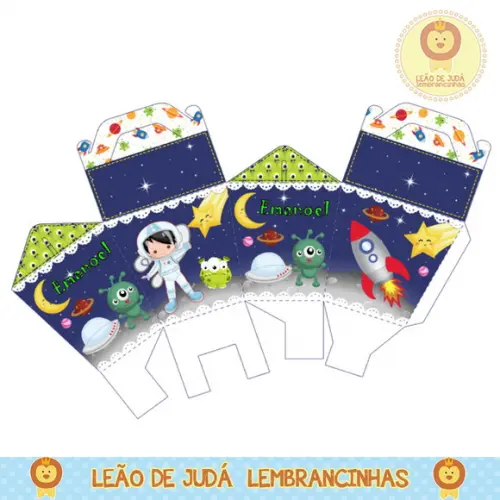 Caixa sushi astronauta