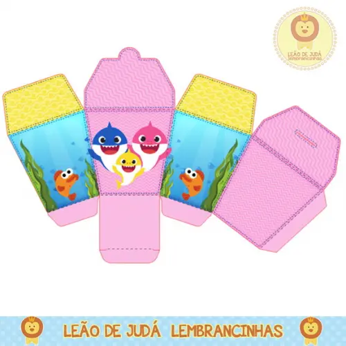 Caixa sushi baby shark