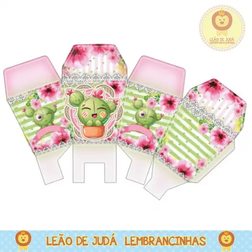Caixa sushi cactos