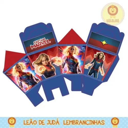 Caixa sushi capitã marvel