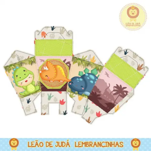 Caixa sushi dinossauro