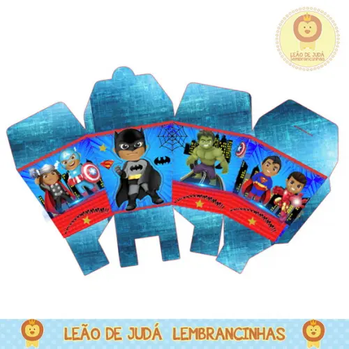 Caixa sushi herois cute