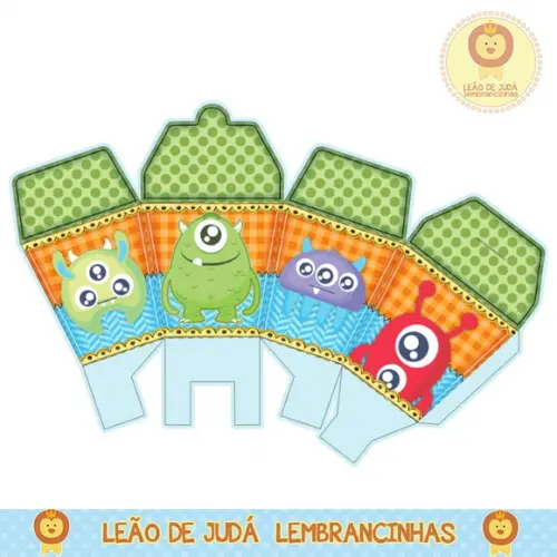 Caixa sushi monstrinhos