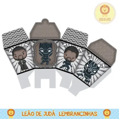 Caixa sushi pantera negra