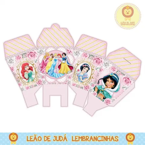 Caixa sushi princesas da disney