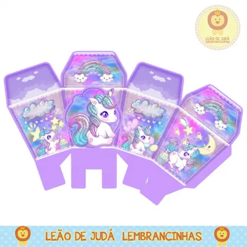 Caixa sushi unicórnio