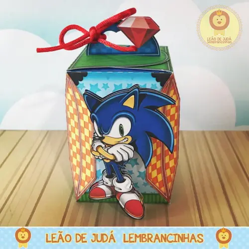 Caixa tema Sonic