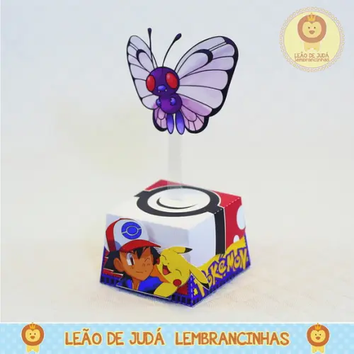 Caixa trapézio Tema Pokemon
