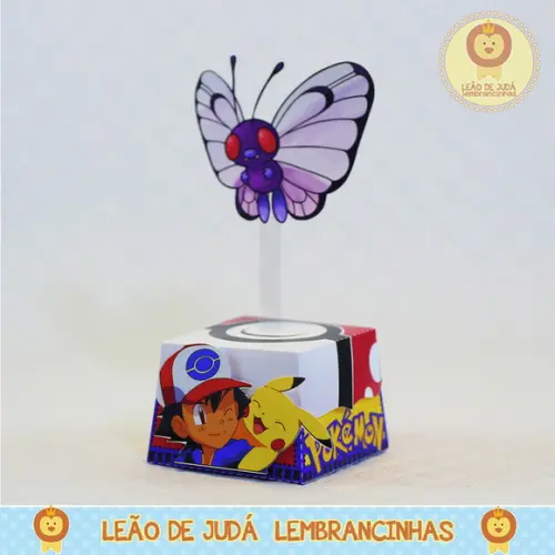 Caixa trapézio Tema Pokemon