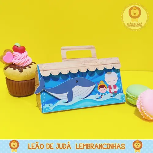 Caixa Triangular Tema Pinóquio