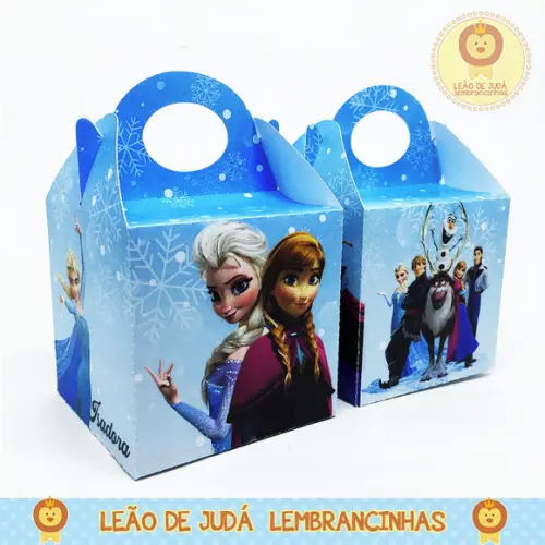 Caixinha Atenas tema frozen