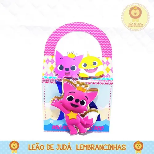 Caixinha Baby Shark menina