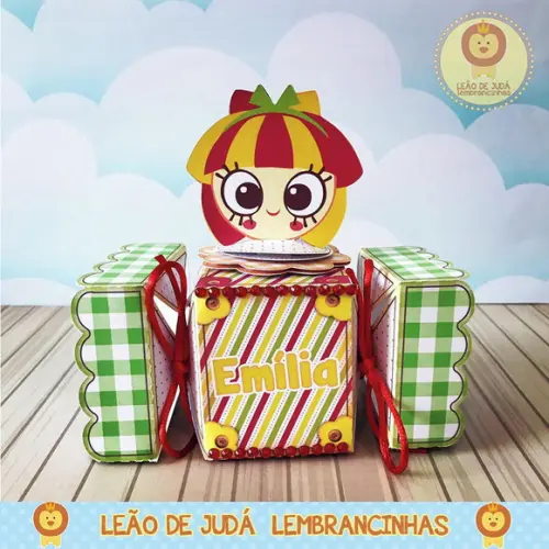 Caixinha Bala Tema Emilia