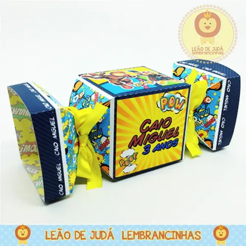 Caixinha Bala tema Vingadores