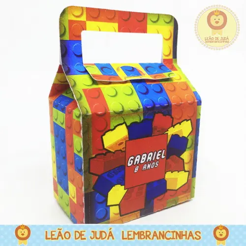 Caixinha Benim tema Lego