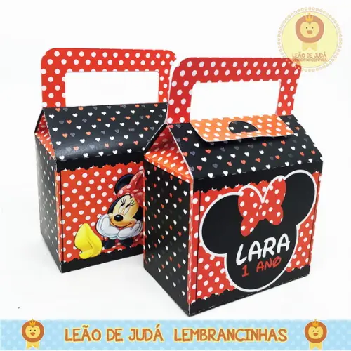 Caixinha Benim tema minnie