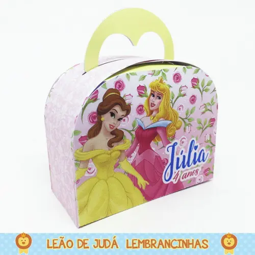 Caixinha Bissau tema Princesas disney