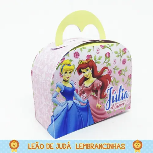 Caixinha Bissau tema Princesas disney