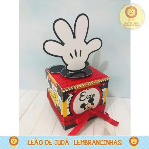 Caixinha Cubo Mickey