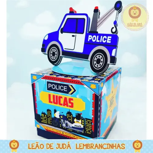 Caixinha Cubo Policial