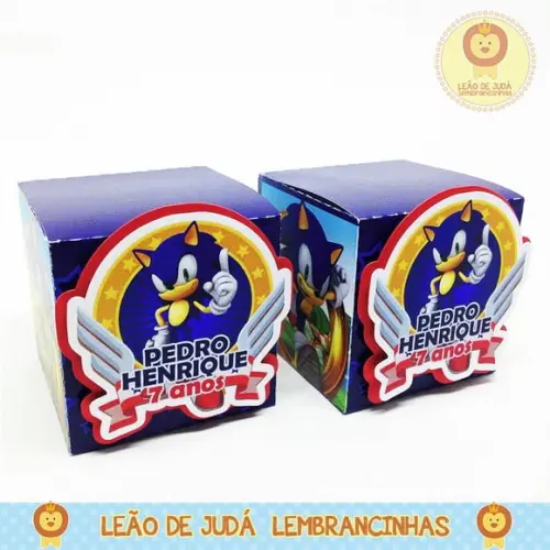 Caixinha Cubo sonic