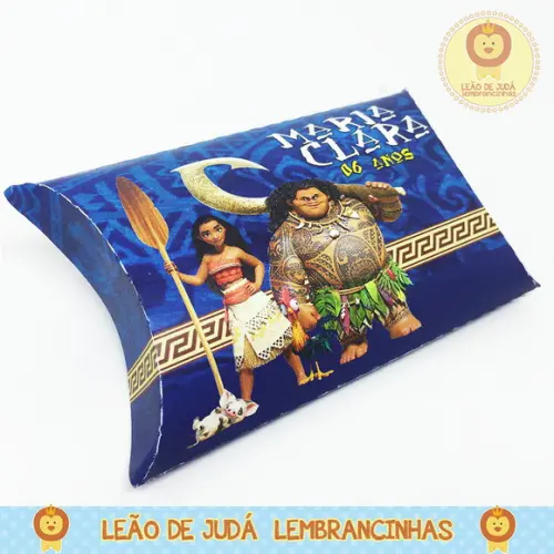 Caixinha Jacarta tema Moana