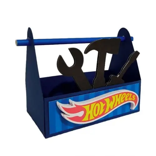 Caixinha Lembrancinha para Festa Tema Hot Wheels