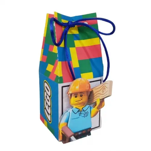 Caixinha Lembrancinha para Festa Tema Lego