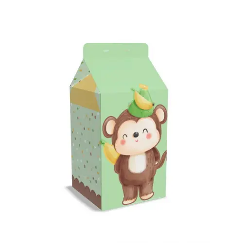 Caixinha Lembrancinha para Festa Tema Macaquinho