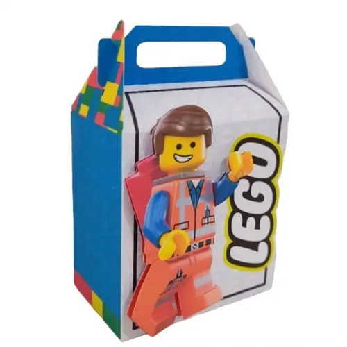 Caixinha Lembrancinha para Festa Tema Lego