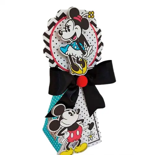 Caixinha Lembrancinha para Festa Tema Mickey e Minnie
