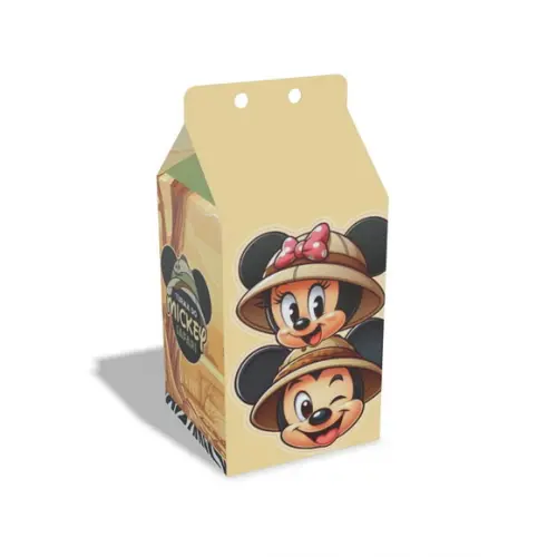 Caixinha Lembrancinha para Festa Tema Mickey Safari