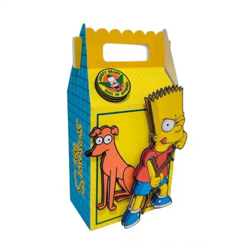 Caixinha Lembrancinha para Festa Tema os Simpsons