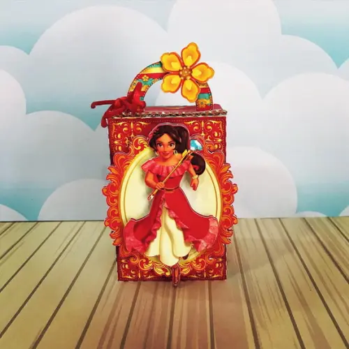 Caixinha Lembrancinhas para Festa Tema Elena de Avalor