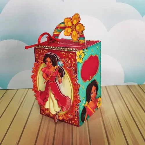 Caixinha Lembrancinhas para Festa Tema Elena de Avalor