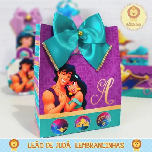 Caixinha Malabo Personalizável no tema Aladdin