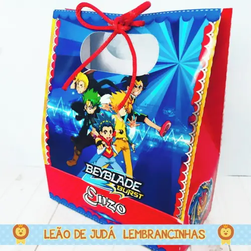 Caixinha Malabo Personalizável no tema BEYBLADE