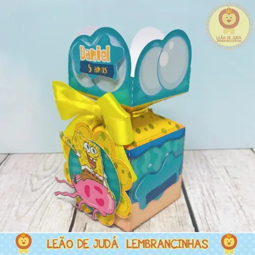 Caixinha Meia Bala Bob Esponja
